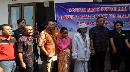 PROGRAM BEDAH RUMAH KKKS KOTA DENPASAR BEKERJA SAMA DENGAN PT. PELABUHAN INDONESIA III PERSERO CABANG BENOA TAHUN 2014