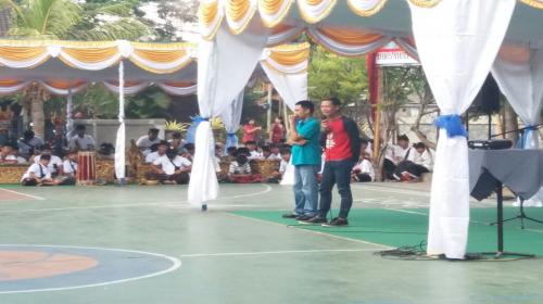 Penyuluhan / Sosialisasi HIV AIDS Kecamatan Denpasar Selatan Tahun 2017 di yayasan SMP Dharma Wiweka