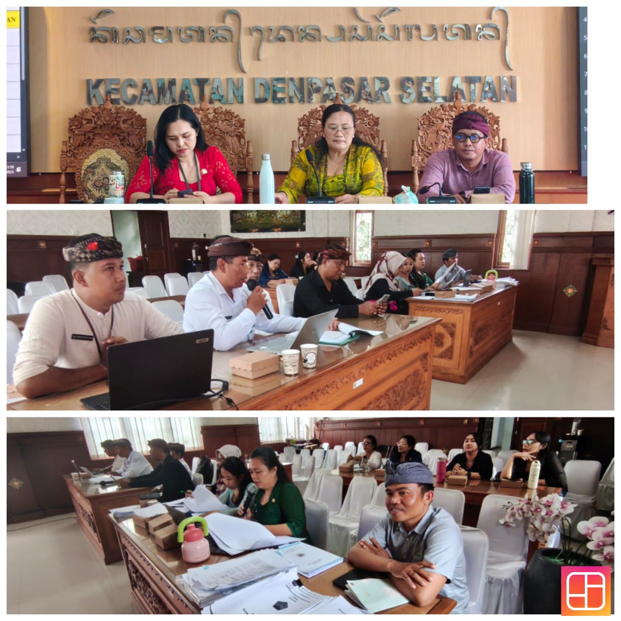 Kawal Transparansi Anggaran, Kecamatan Denpasar Selatan Gelar Verifikasi APBDes Pemogan dan Sidakarya TA 2026